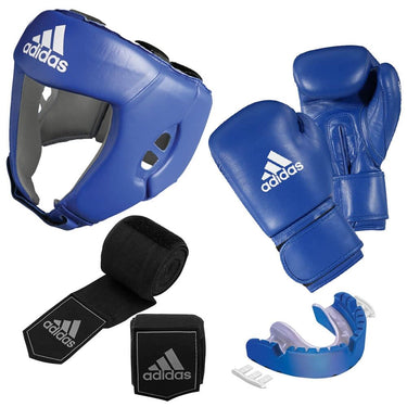 Adidas IBA Approved Boxing Set With Gumshield